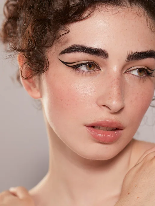 Astra Make-Up Подводка для глаз черная матовая с тонкой кисточкой, черный, фото 3