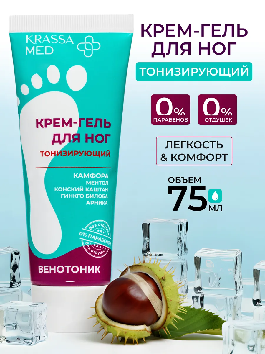 Тонизирующий гель для ног охлаждающий от усталости