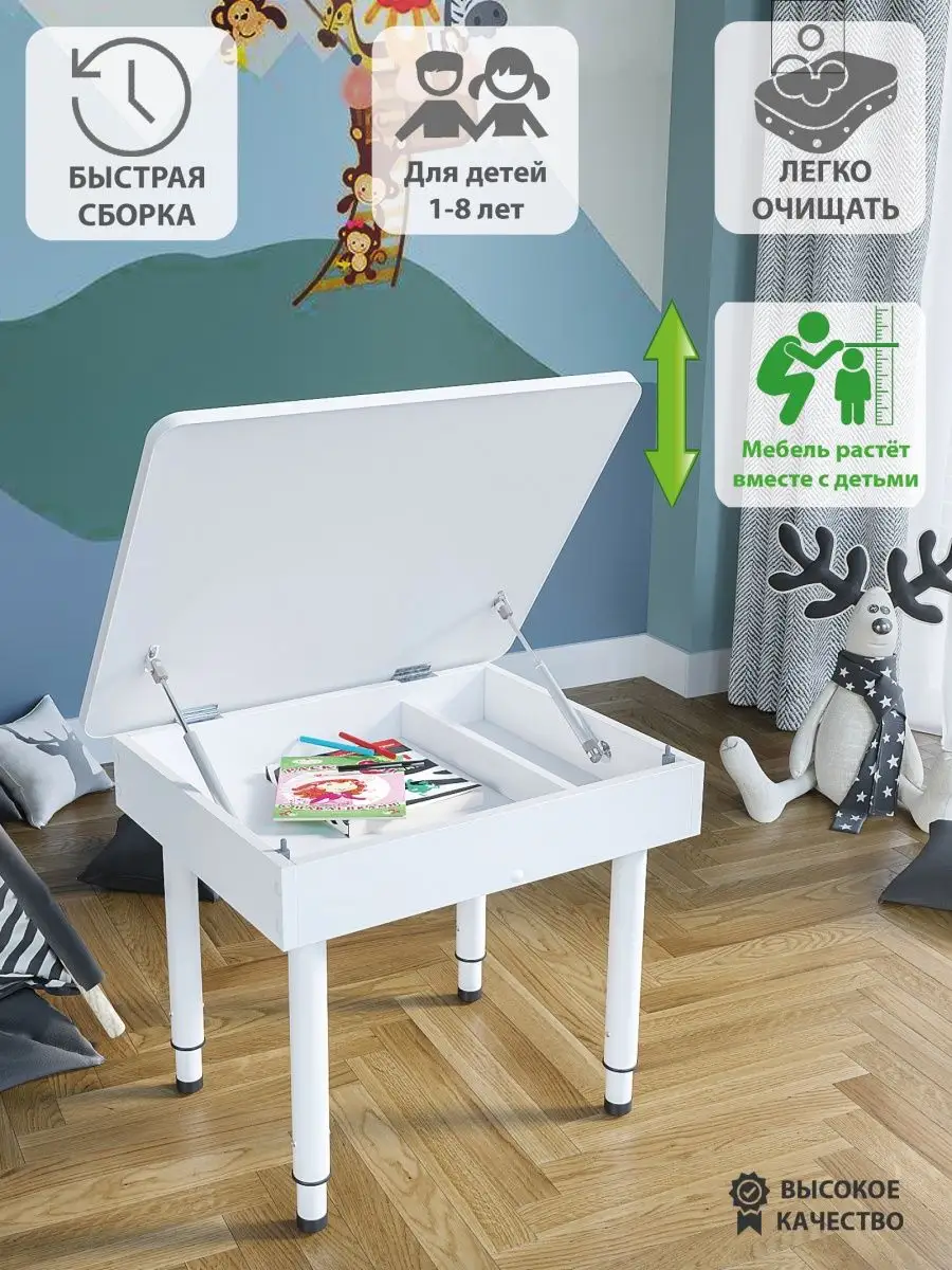 Детский стол-пенал Растущий