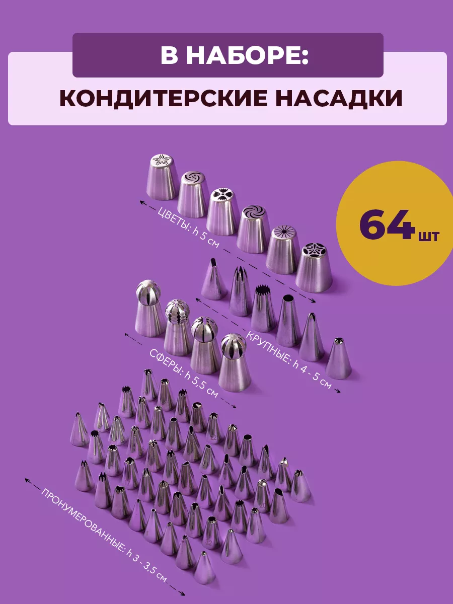 Кондитерский набор для приготовления десертов с тортовницей VANILICA  135527850 купить за 6 099 ₽ в интернет-магазине Wildberries