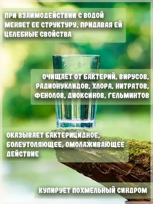 Природный целитель Горный кварц, 1 упаковка, Шунгит набор 2 упаковки, фото 2