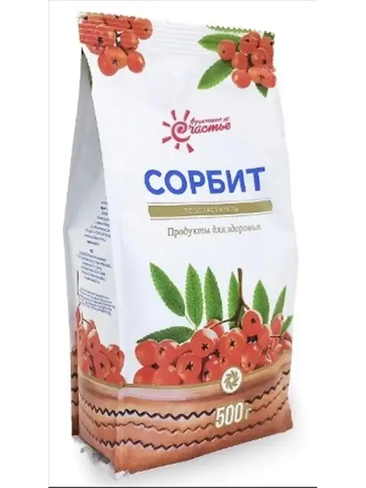 8 Сахарозаменитель Сорбит подсластитель 500 г 2шт, 500 г, 2 шт, фото 3