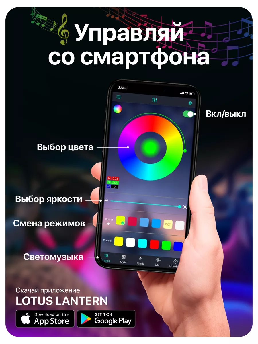 Подсветка в машину в ноги RGB PutyAvto 135638960 купить за 744 ₽ в  интернет-магазине Wildberries