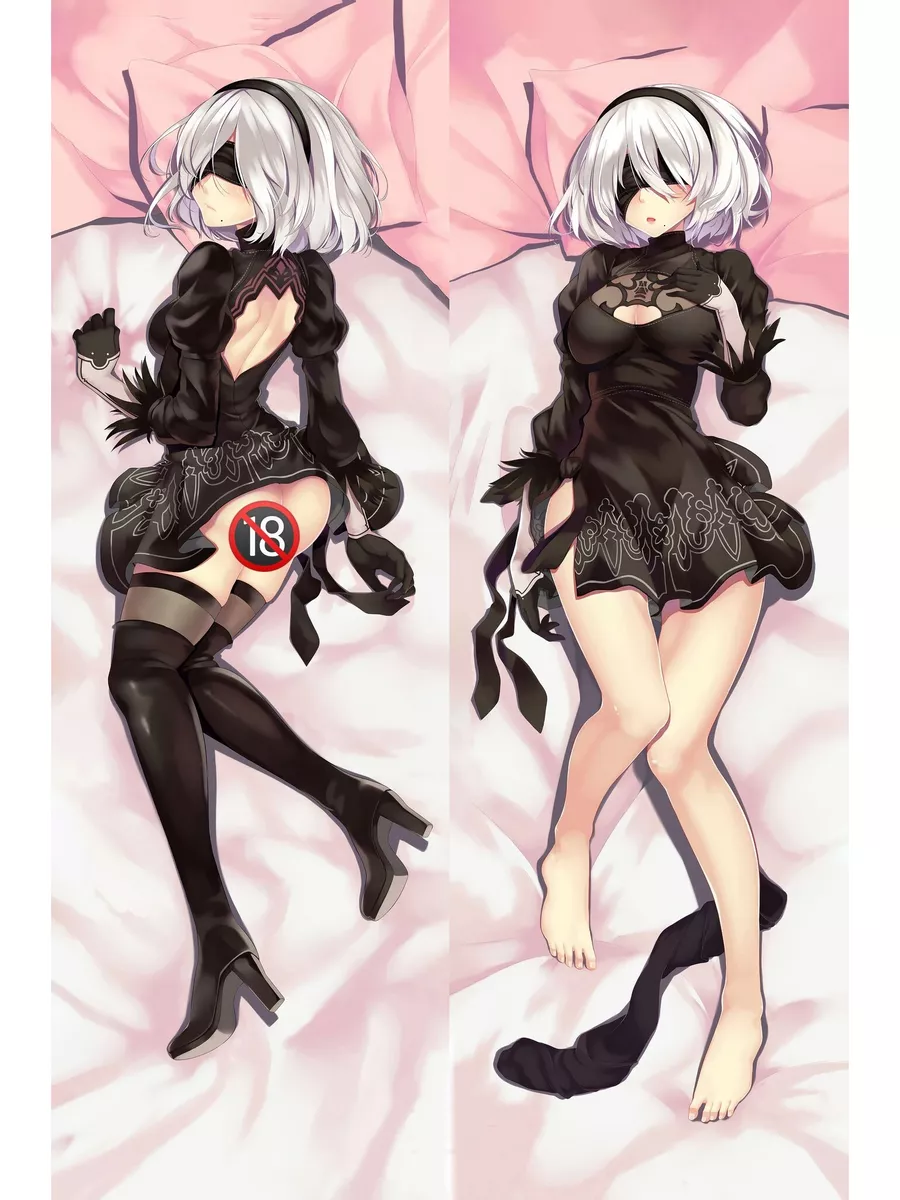 Дакимакура NieR:Automata 2b 215х70 см dakimakura17 135647761 купить за 9  632 ₽ в интернет-магазине Wildberries