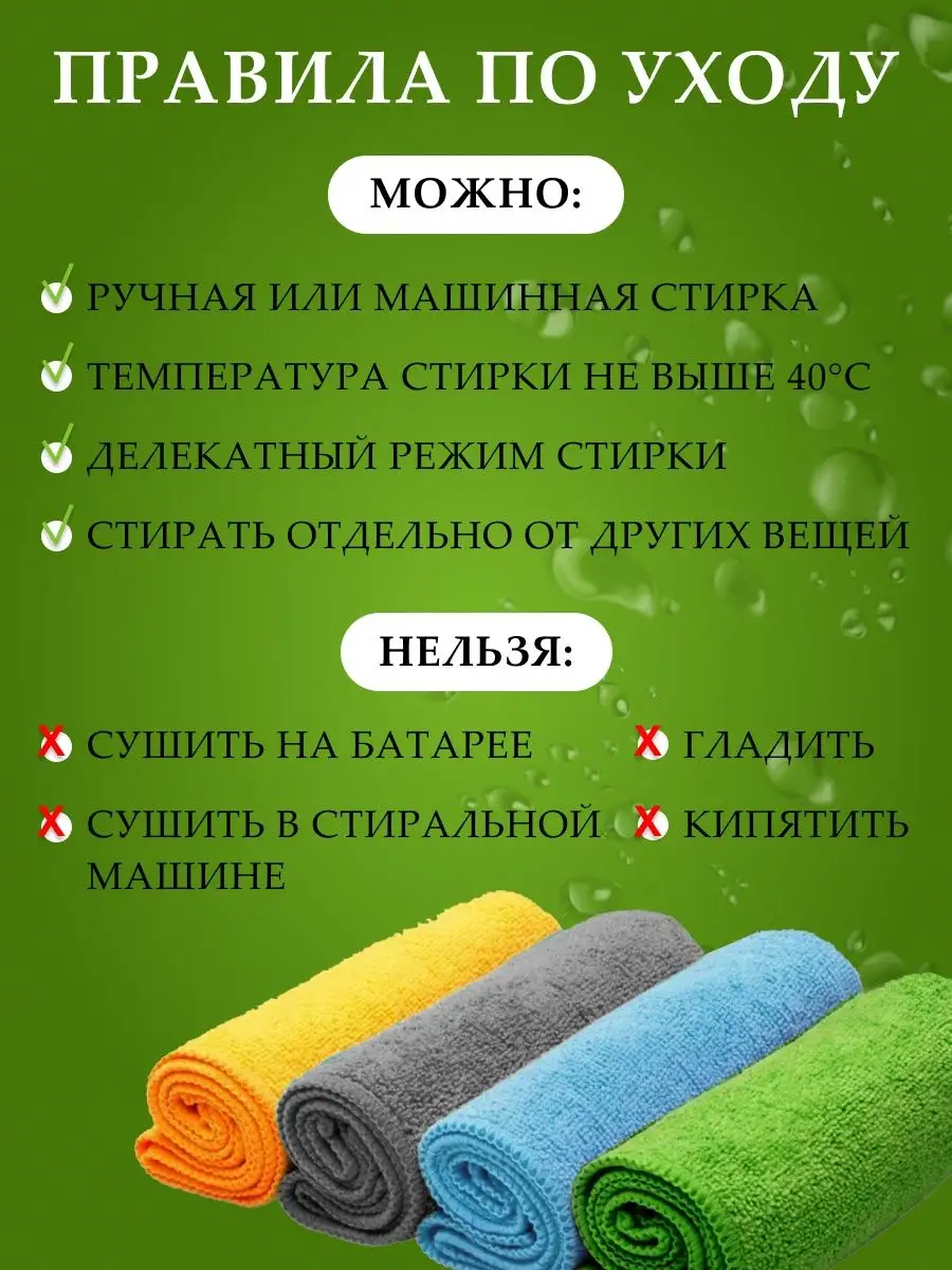 Салфетки для уборки умный дом, тряпка для кухни 30х30 Max&Home 135744910  купить в интернет-магазине Wildberries