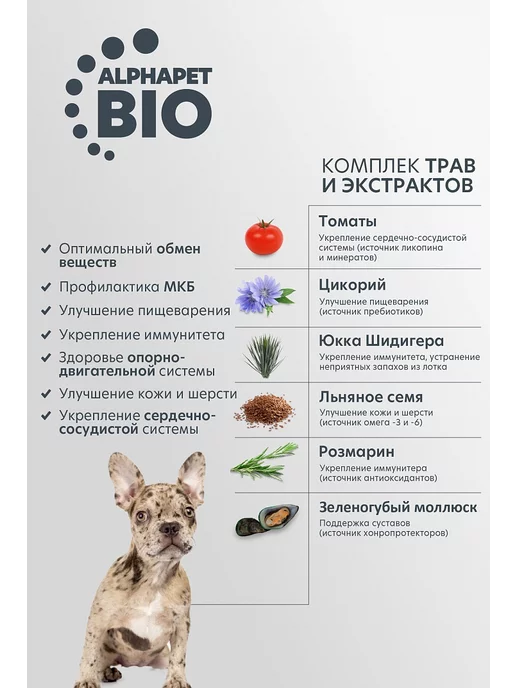 Сухой корм AlphaPet Superpremium для собак, средние, щенки, говядина, 7 кг, фото 4
