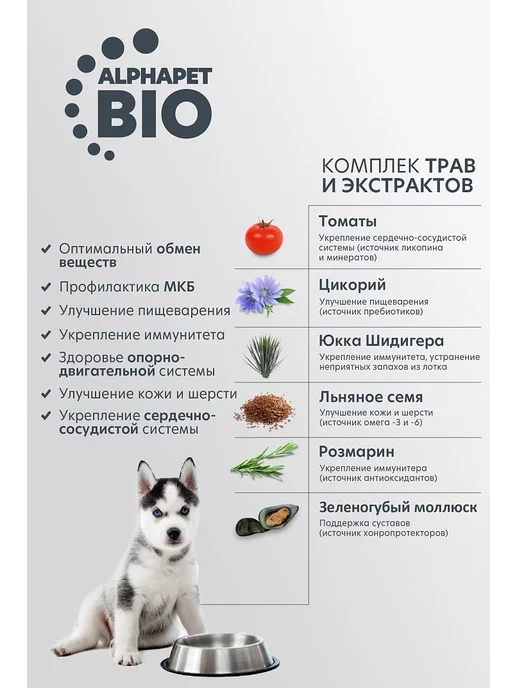 Сухой корм AlphaPet Superpremium для собак, крупные, щенки, говядина, 12 кг, фото 5