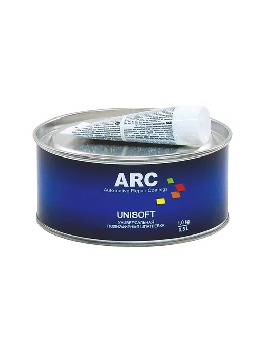 ARC Unisoft Мягкая универсальная автошпатлевка 1 кг, 1 кг, фото 2
