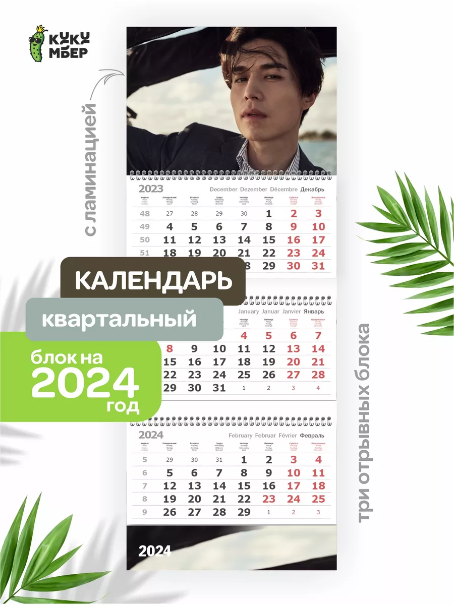 Календарь 2024 Ли Дон Ук Кукумбер 135848380 купить за 207 ₽ в  интернет-магазине Wildberries