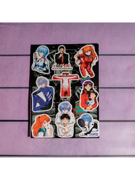 ANIMANIA_SHOP Евангелион бокс, фиолетовый, фото 10