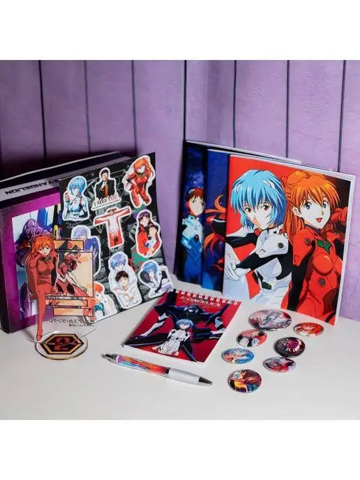 ANIMANIA_SHOP Евангелион бокс, фиолетовый, фото 2
