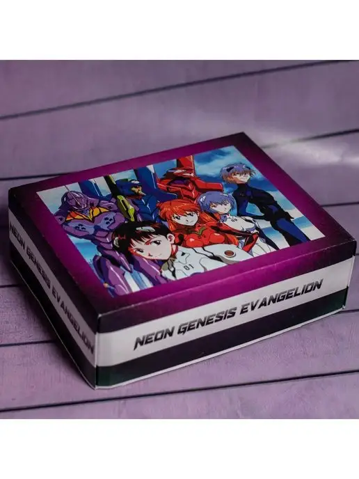 ANIMANIA_SHOP Евангелион бокс, фиолетовый, фото 4