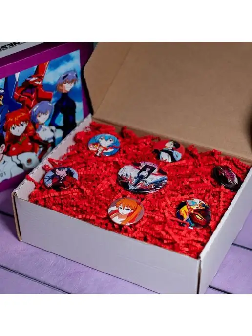 ANIMANIA_SHOP Евангелион бокс, фиолетовый, фото 5