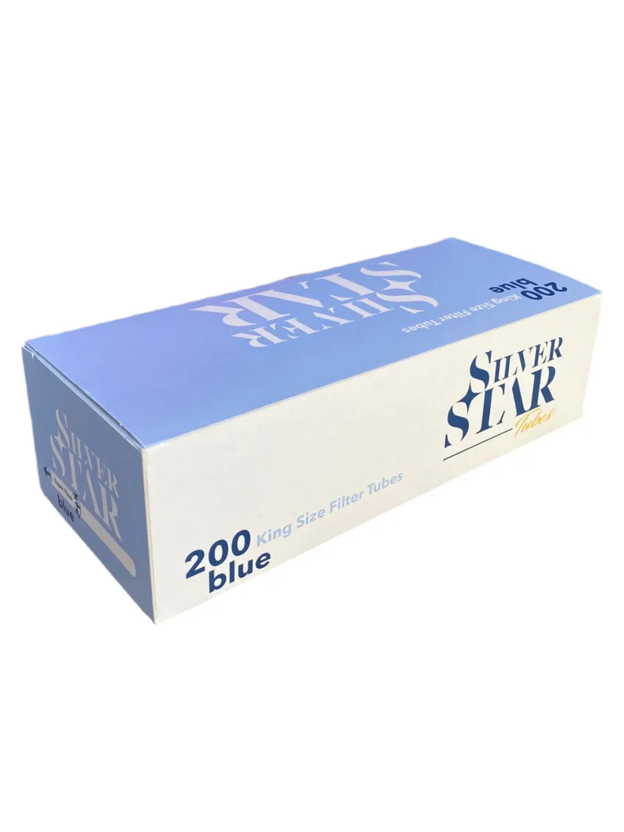 Гильзы для сигарет "Silver Star" Blue Super Flow 200 шт