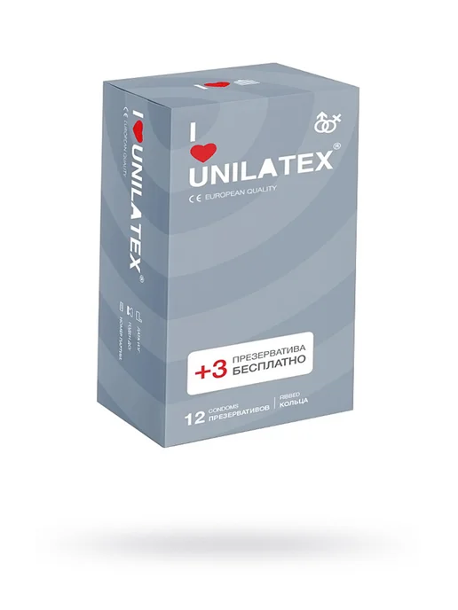 Unilatex Презервативы ребристые Ribbed № 15 шт, 15 шт