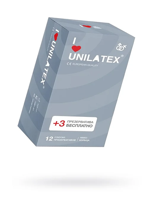 Unilatex Презервативы ребристые Ribbed № 15 шт, 15 шт, фото 2