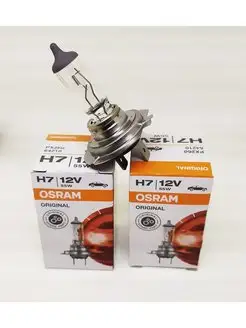 Комплект ламп (2 шт.) Osram Original H7 PX26d 12V 55W Osram 135939904 купить за 513 ₽ в интернет-магазине Wildberries