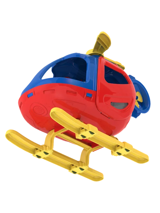 НОРДПЛАСТ Игрушка Вертолет красно-синий, синий, фото 3