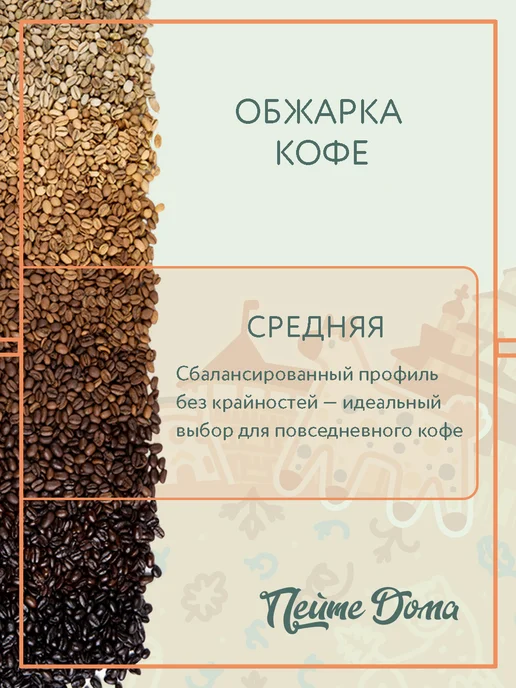 Пейте Дома Кофе в зернах 1 кг ароматизированный Забаглионе, 1 кг, фото 4
