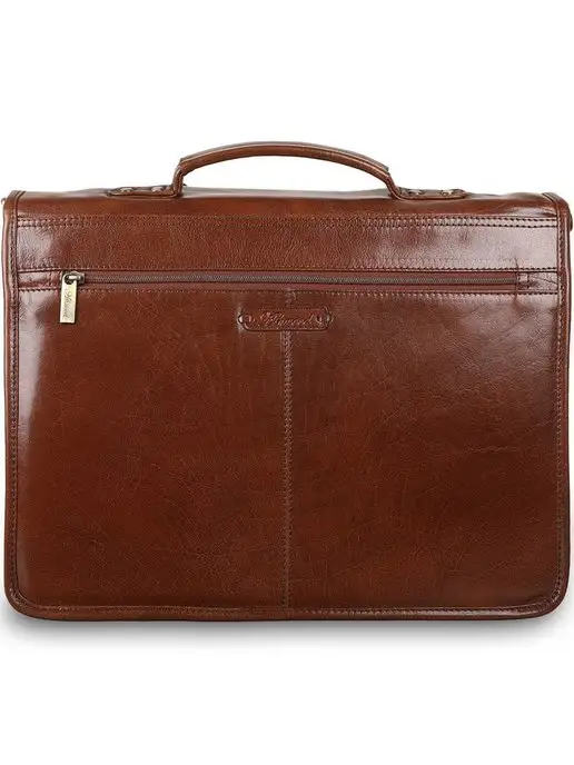 Ashwood Leather Кожаный портфель 8190, коричневый, фото 5