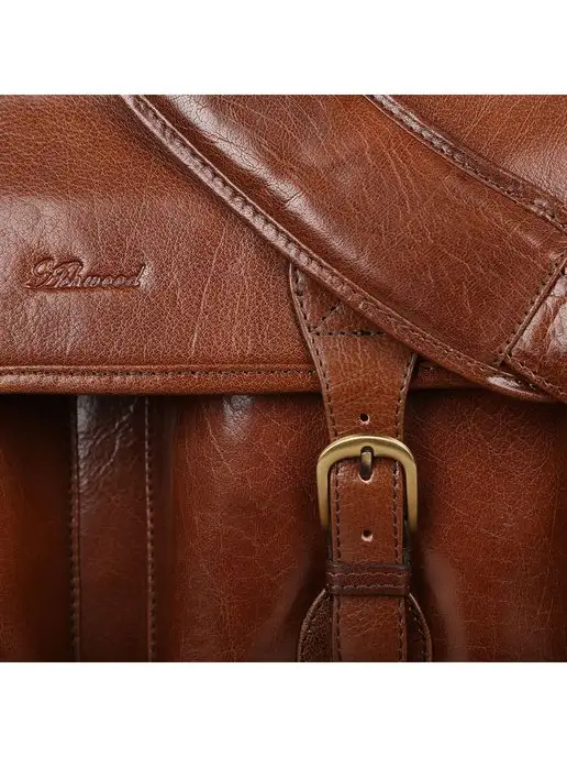 Ashwood Leather Кожаный портфель 8190, коричневый, фото 8