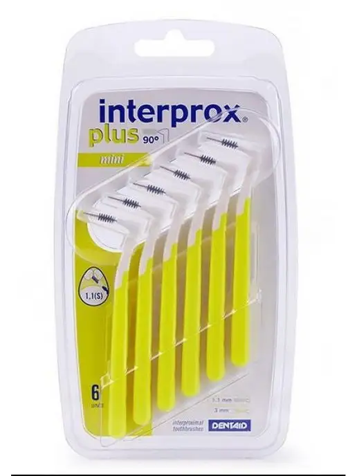 Vitis Межзубные ортодонтические ёршики Interprox Plus Mini 1.1, вариант, фото 7