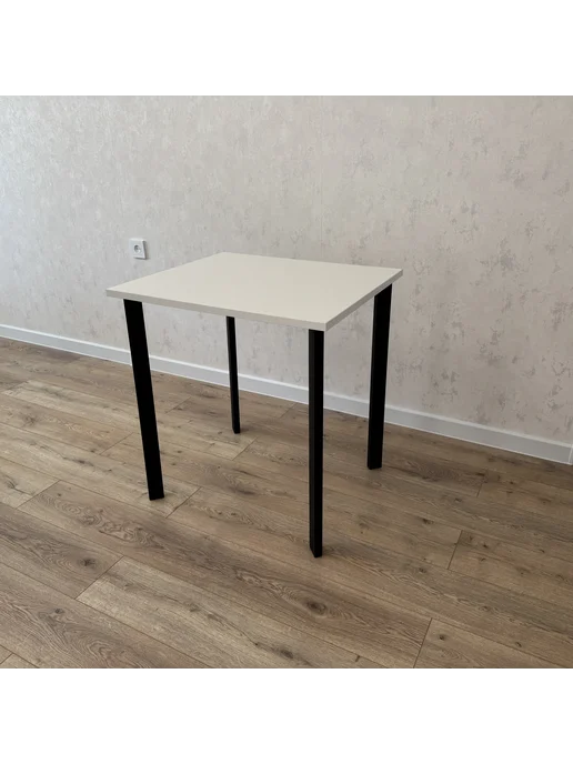 RostovStol Стол письменный Белый 110*70 см. Белые ножки.Столешница 22мм, 80x60 см, фото 6