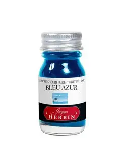 Чернила в банке 10 мл, Bleu azur Светло-голубой Herbin 136088095 купить за 537 ₽ в интернет-магазине Wildberries