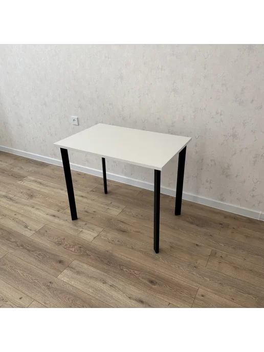 RostovStol Стол письменный Белый 110*70 см. Белые ножки.Столешница 22мм, 90x70 см, фото 3