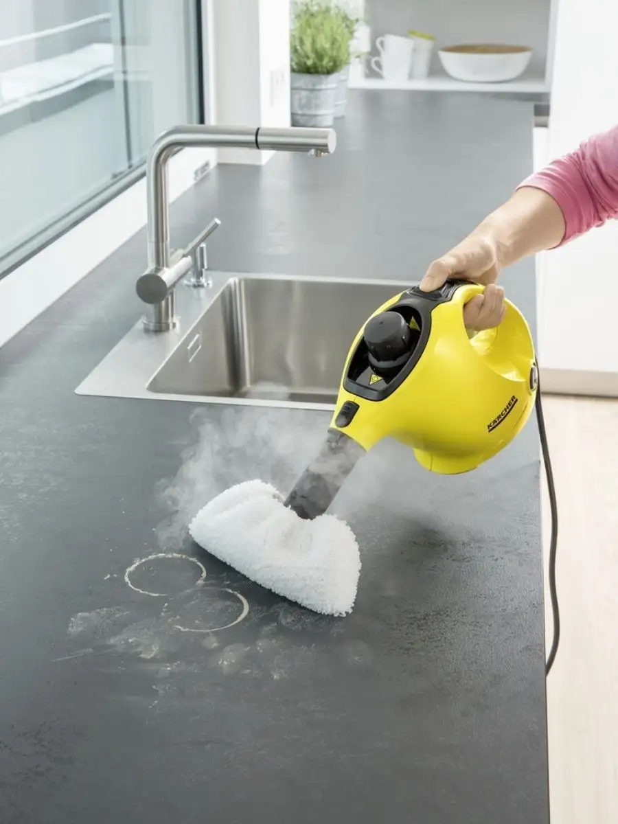 Ручной пароочиститель для дома Karcher SC 1, 6 предметов Karcher 136154782  купить в интернет-магазине Wildberries