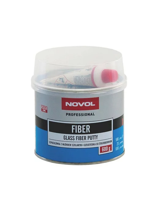 NOVOL Fiber Glass Putty Шпатлевка со стекловолокном 0,2 кг, 600 г, фото 2