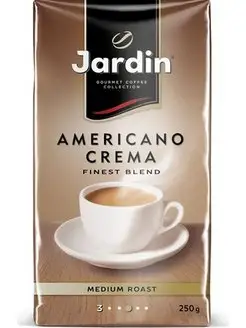 Кофе Jardin Americano Crema натуральный жареный молотый JARDIN 136321977 купить за 840 ₽ в интернет-магазине Wildberries