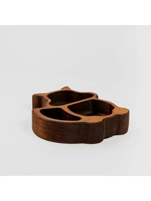 Unalome Менажница поднос "Белочка" из Сибирского кедра, коричневый, фото 2