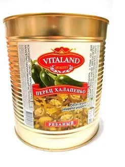 Перец Халапеньо зеленый резаный Vitaland 3000 мл Vitaland 136455517 купить за 709 ₽ в интернет-магазине Wildberries