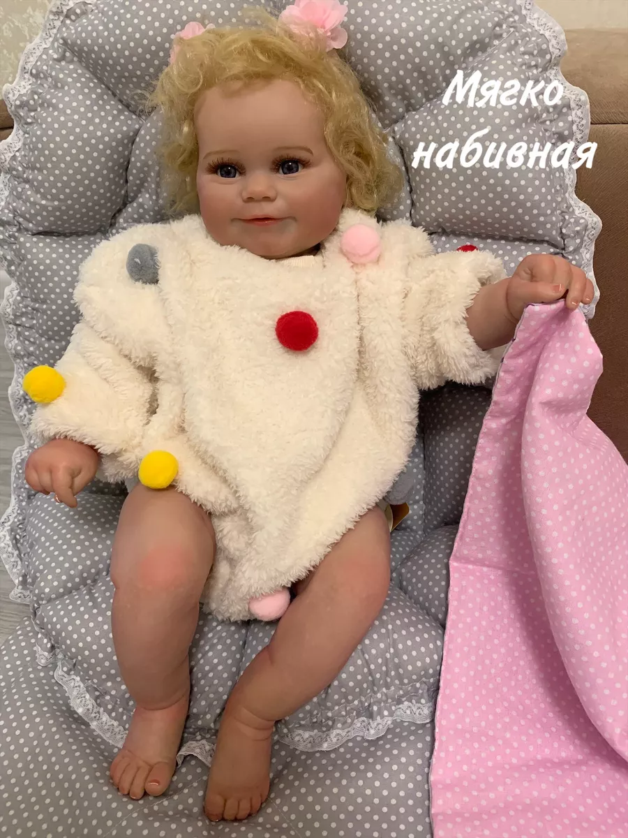 Кукла Реборн, реалистичный пупс младенец Reborn Toys 136460401 купить за 6  090 ₽ в интернет-магазине Wildberries