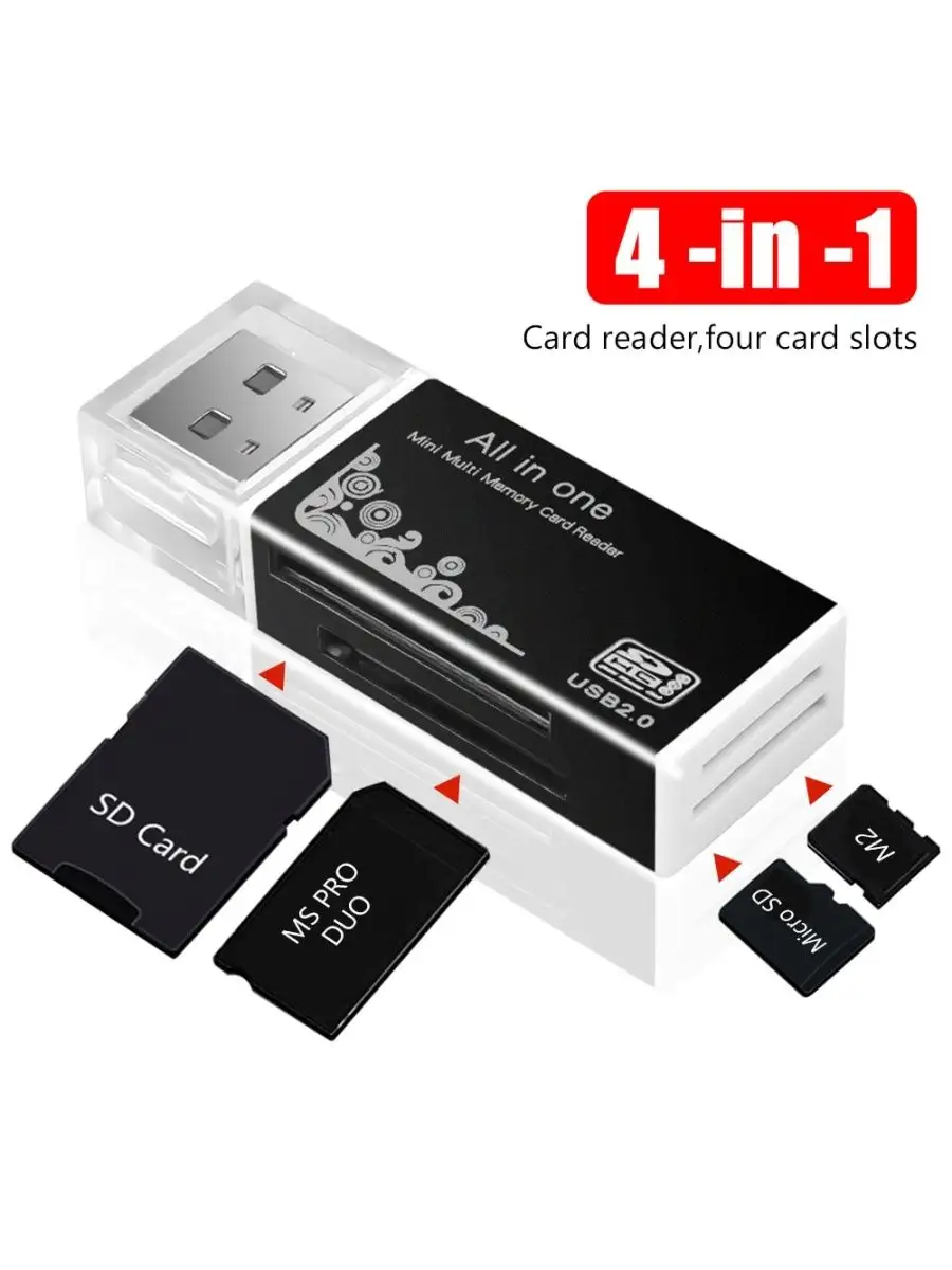 USB-картдирер USB 2.0 для карт памяти