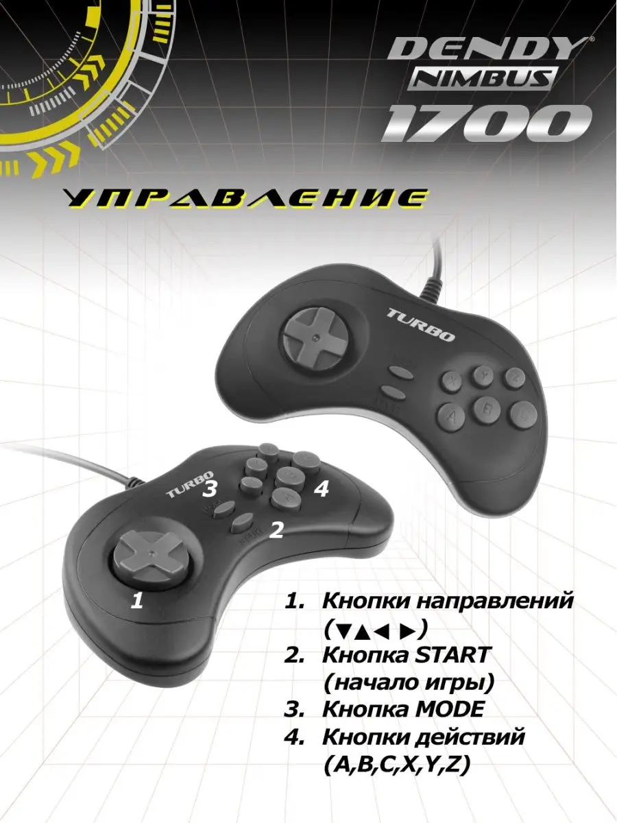 Игровая приставка Денди Nimbus 1700 игр HDMI Dendy 136539495 купить в  интернет-магазине Wildberries