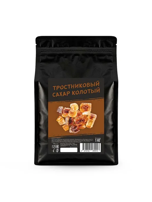 Шоко.ru Тростниковый сахар леденцовый колотый коричневый 1 кг, 1 кг