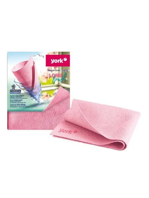 YORK Салфетка из микрофибры Long Fresh 2 шт, 2 шт, фото 2