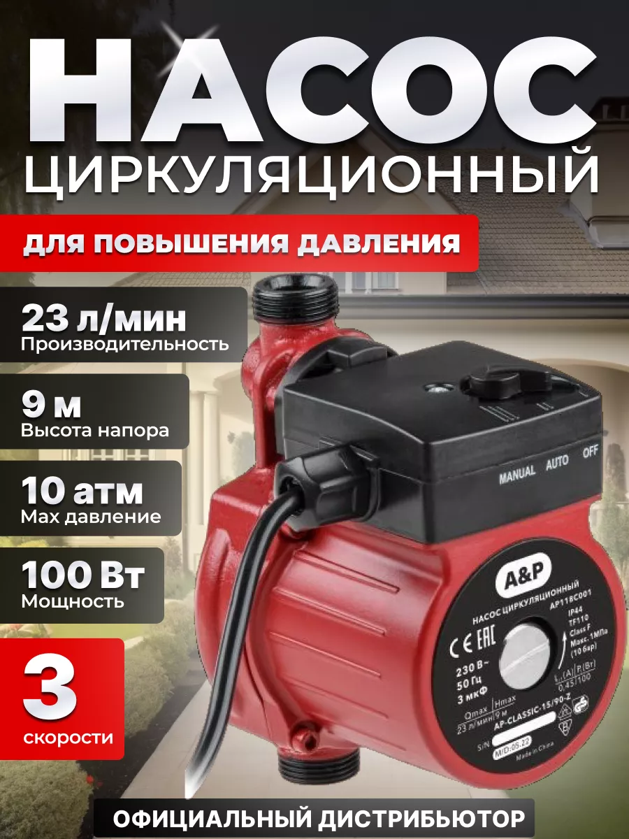 Насос циркуляционный для...