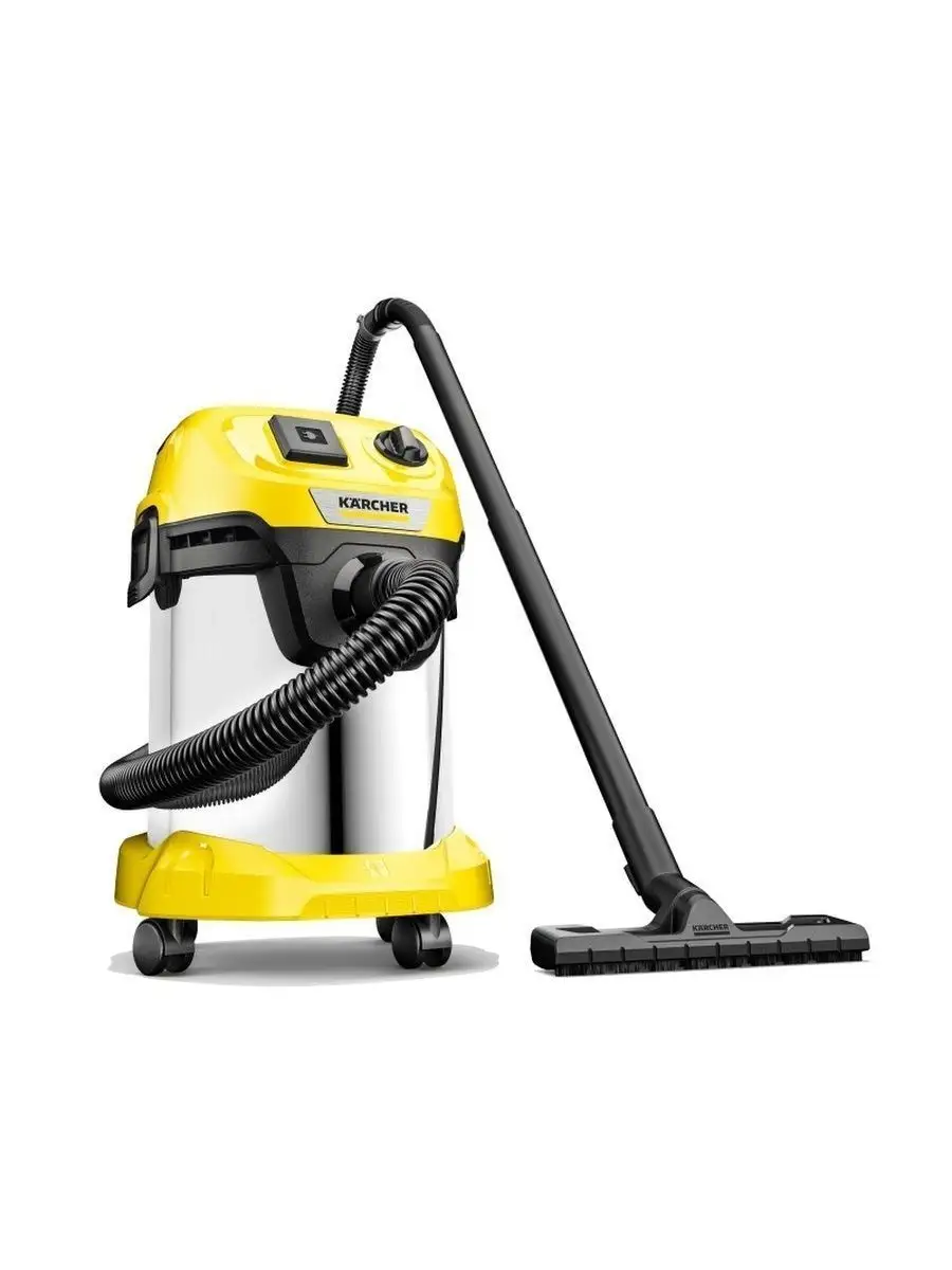 Бытовой строительный пылесос Karcher WD 3 P S V-17/4/20 Karcher 136616038  купить за 13 790 ₽ в интернет-магазине Wildberries