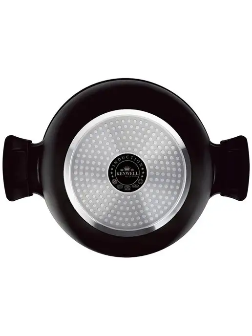Kenwell Казан DHL7024 с крышкой, 24 см, черный, фото 6