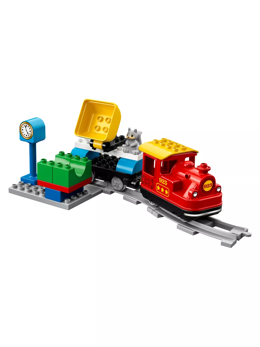 Конструктор LEGO DUPLO Town Поезд на Паровой Тяге 10874 LEGO 136639807  купить за 10 551 ₽ в интернет-магазине Wildberries