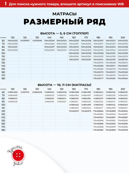 Красная Пуговица Матрас Дуэт струтопласт с койрой 60 на 130, красный, фото 3