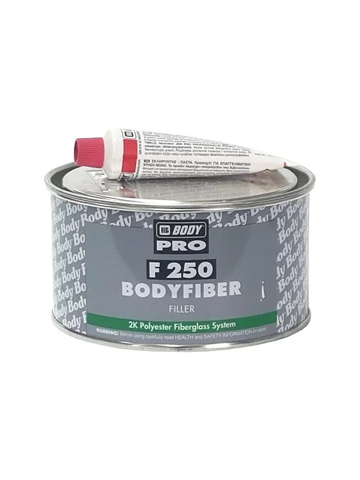 HB BODY Шпатлевка со стекловолокном Body F250 Bodyfiber 0,25 кг, 750 г