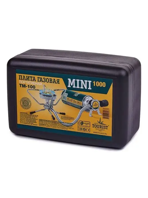 Tourist Плита портативная газовая Mini-1000, серый, фото 7