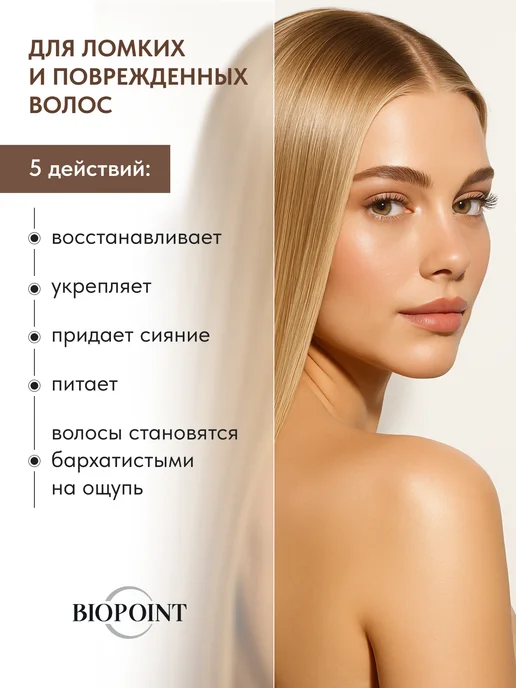 BIOPOINT Профессиональная формула Шампунь Восстановление и красота, вариант, фото 3