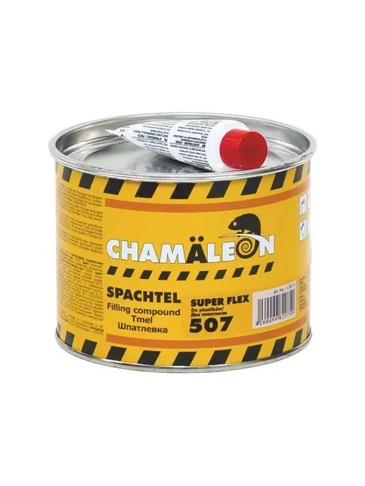 Chamaleon 507 Super Flex Шпатлевка для пластиков 1 кг, 1 кг
