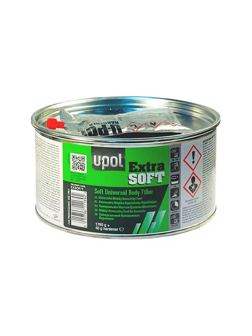 U-pol Extra Soft Шпатлевка мягкая автомобильная 1,76 кг, 1,76 кг