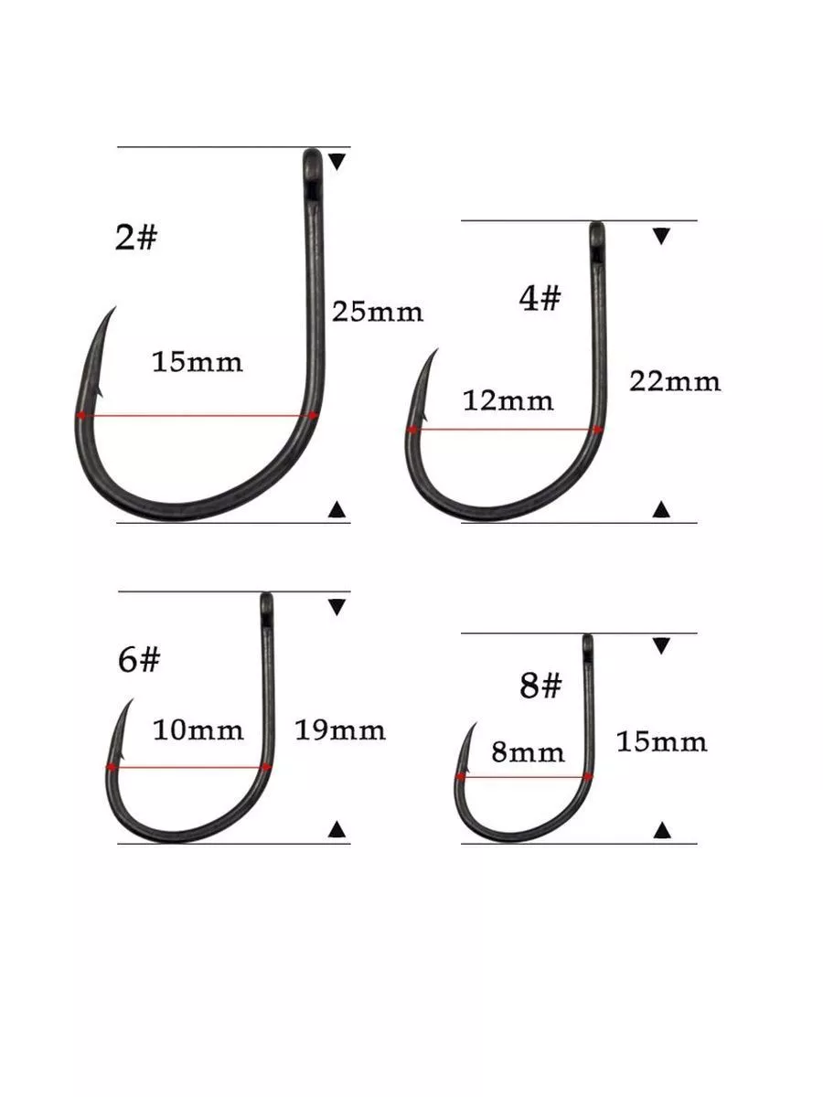 Крючок карповый рыболовный на карпа 10шт #4 Рыболовные крючки на карпа  136720974 купить за 217 ₽ в интернет-магазине Wildberries